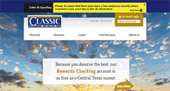 Desktop Screenshot of classicbank.com